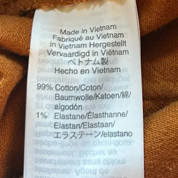 Madewell XXS burnt orange high rise cargo shorts - Picture 10 of 10